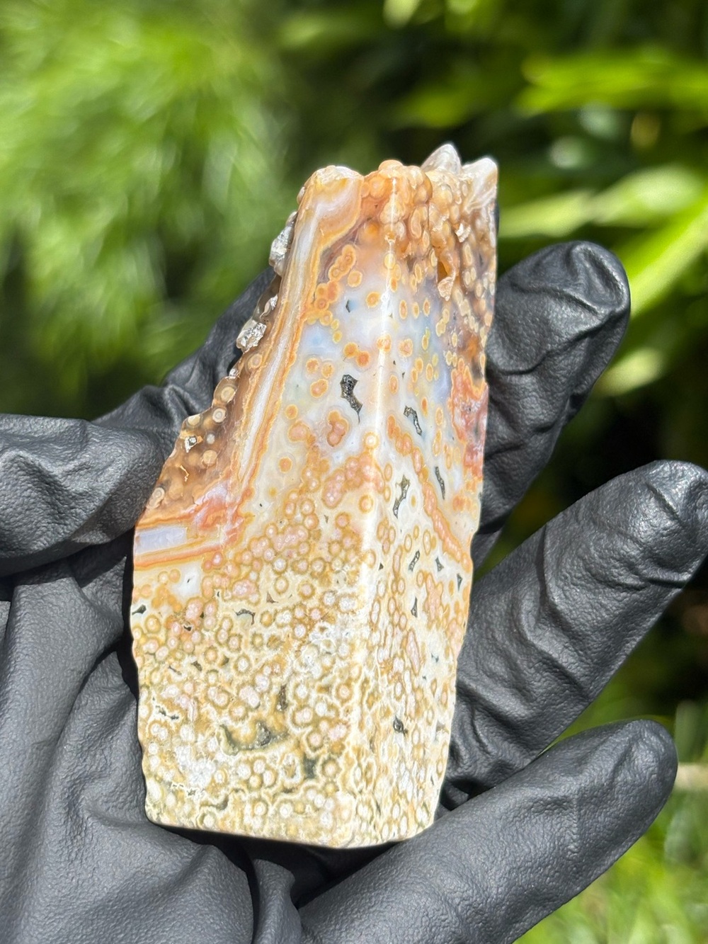 Discounted* Ocean Jasper Crystal Freeform - Orbicular Jasper - Polished